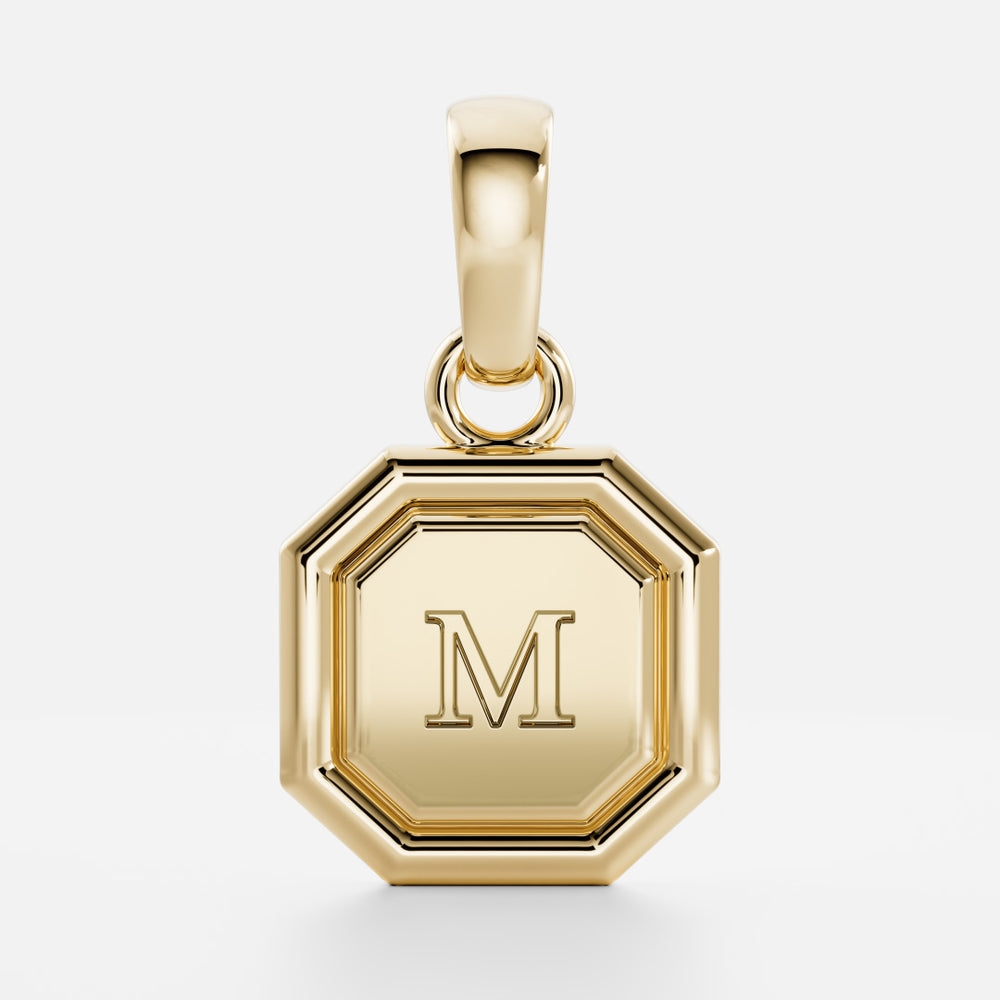 
                      
                        The Signature Octagon Letter Pendant
                      
                    