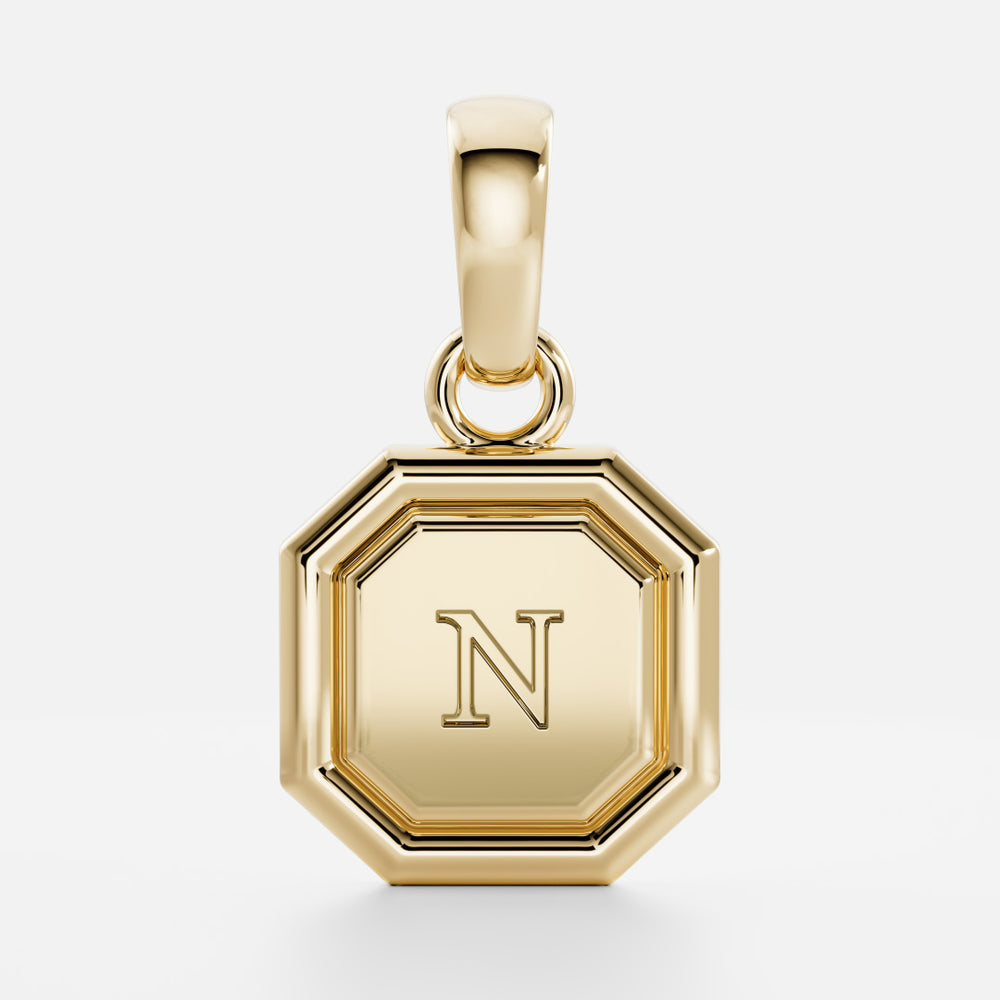 
                      
                        The Signature Octagon Letter Pendant
                      
                    