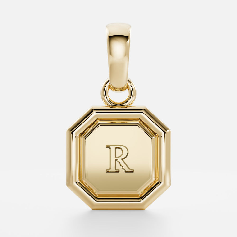 
                      
                        The Signature Octagon Letter Pendant
                      
                    