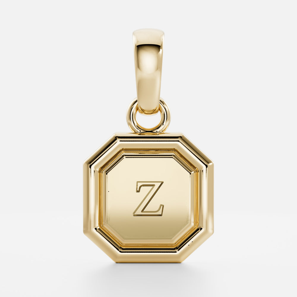 
                      
                        The Signature Octagon Letter Pendant
                      
                    