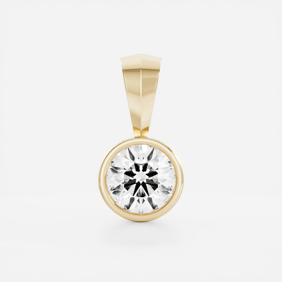 The Henley Round Bezel Pendant