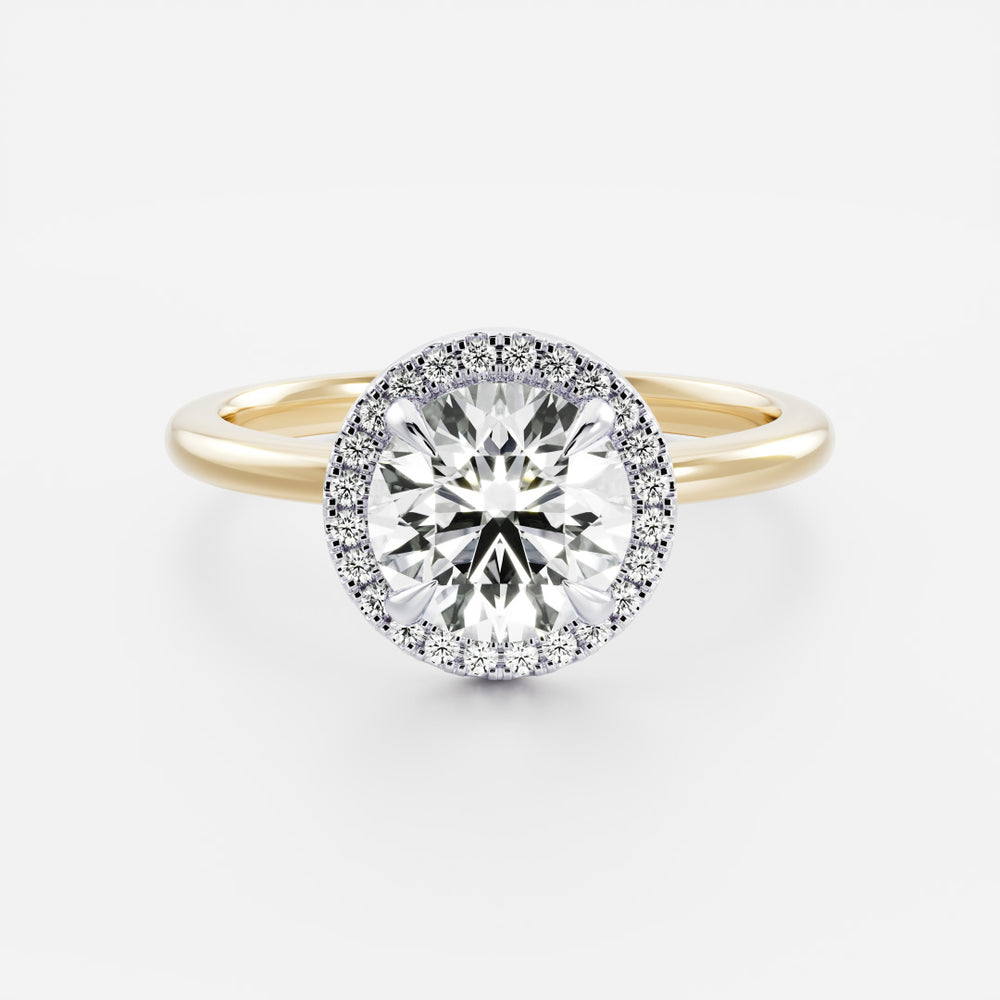 
                      
                        The Isla Ring - Round Halo
                      
                    