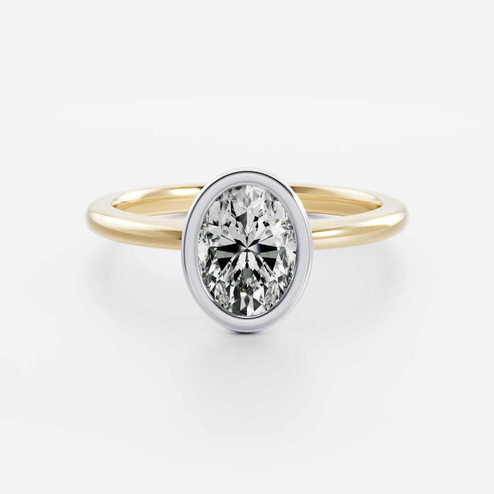 
                      
                        The Luise Ring - Oval Bezel Solitaire
                      
                    