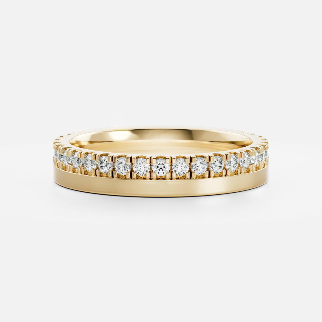 The Nara Ring - Pavé Edge Statement Ceremonial Ring