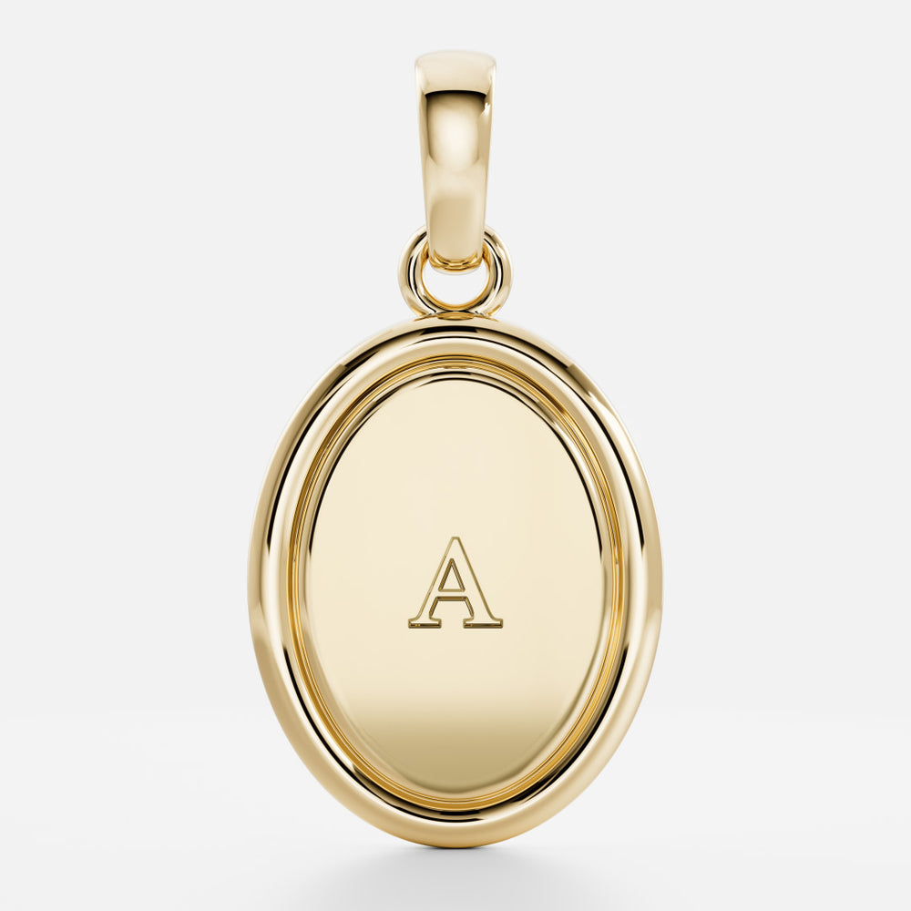 The Signature Oval Letter Pendant