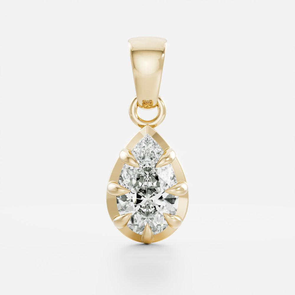 The Allegra 1.03ct Pear Lab-Diamond Pendant