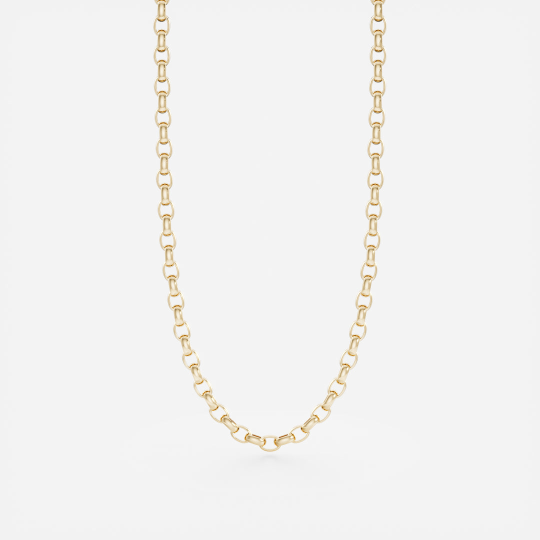 The Petite Oval Belcher Chain