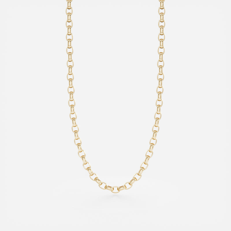The Petite Oval Belcher Chain