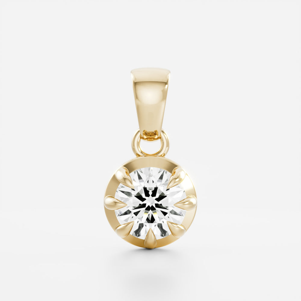 The Allegra 1.02ct Round Lab-Diamond Pendant