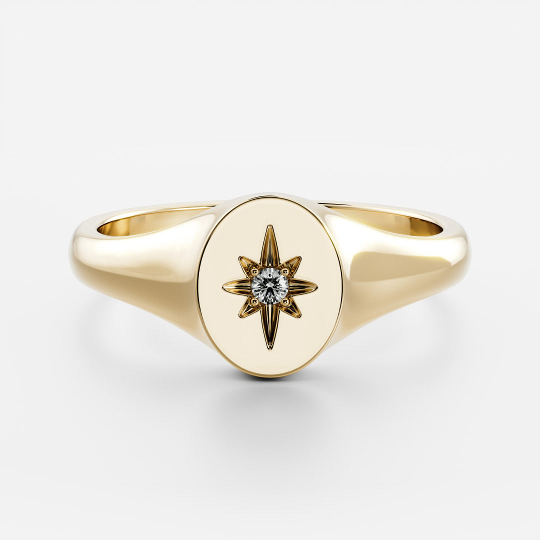 Signature Oval Signet Ring - TMC Fine Jewellers