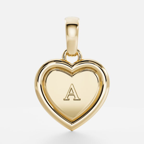 The Signature Heart Letter Pendant