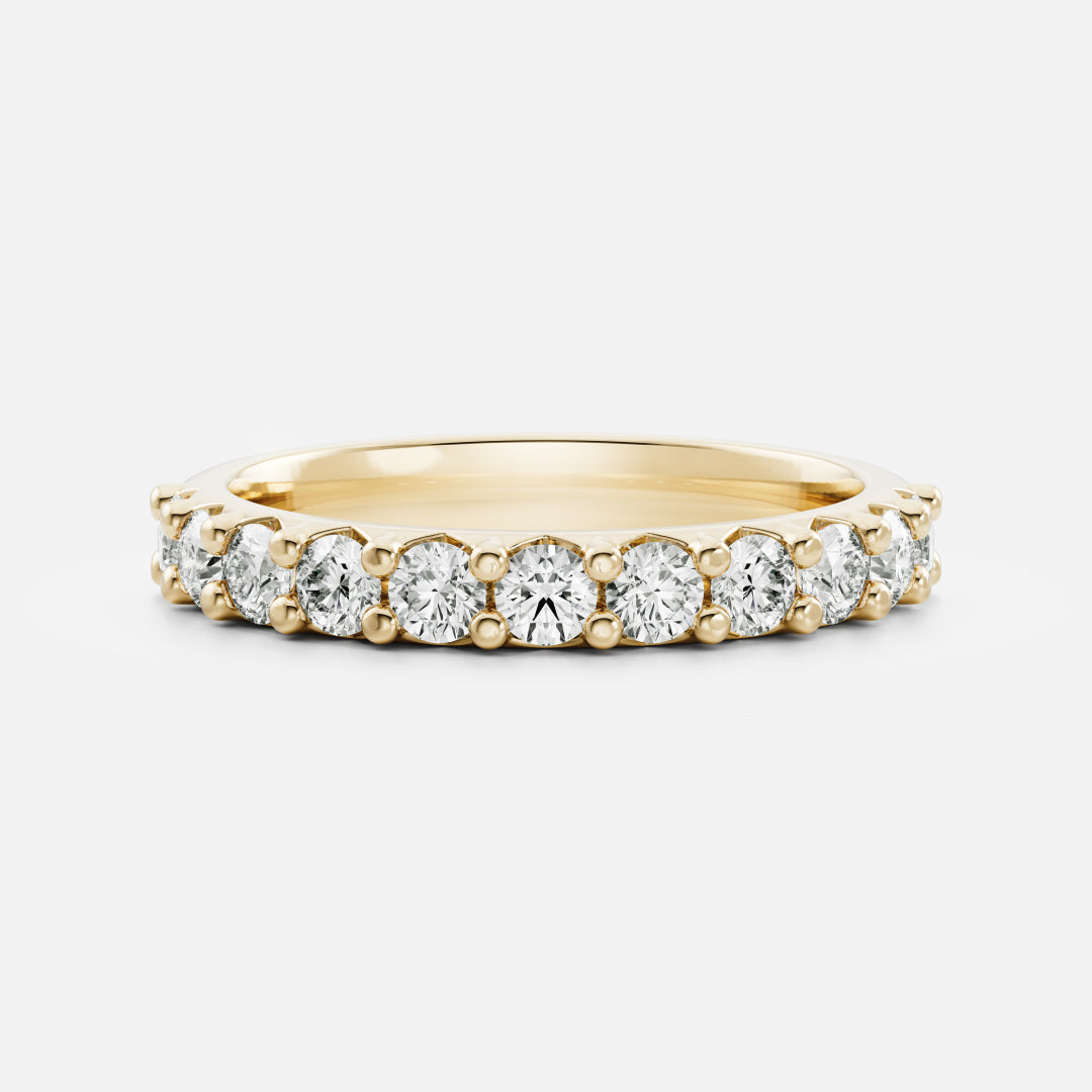 The Skylar Ring - Large Pavé Band