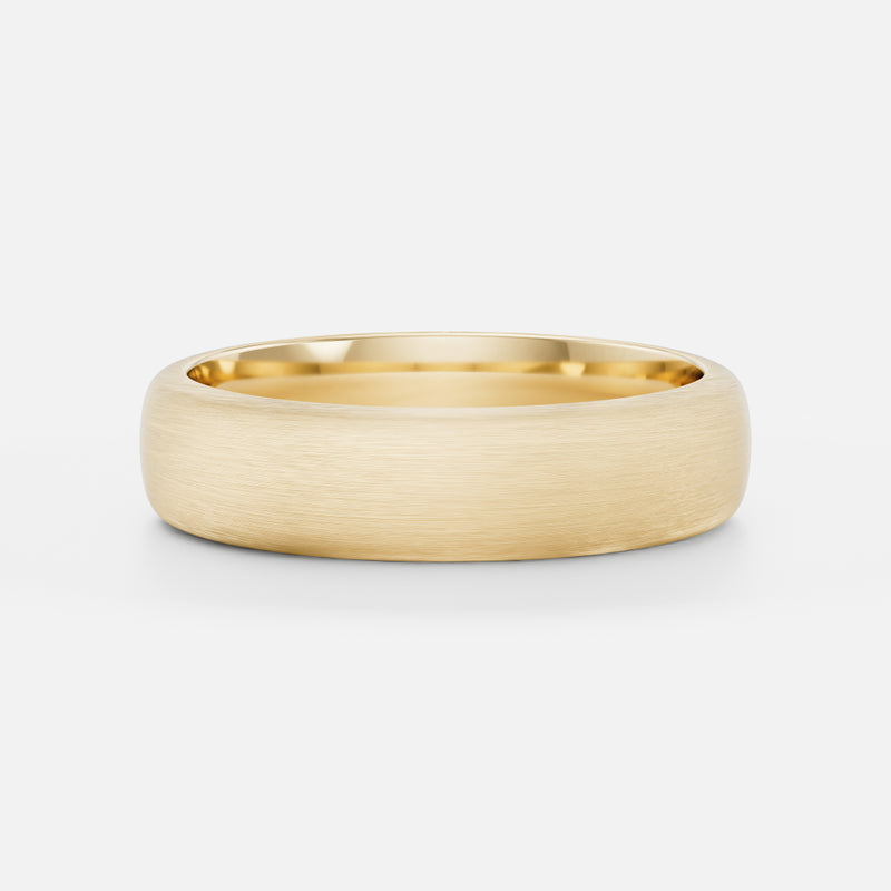 The Nikolas Ring - Brushed Classic Comfort Fit Men's Ceremonial Band