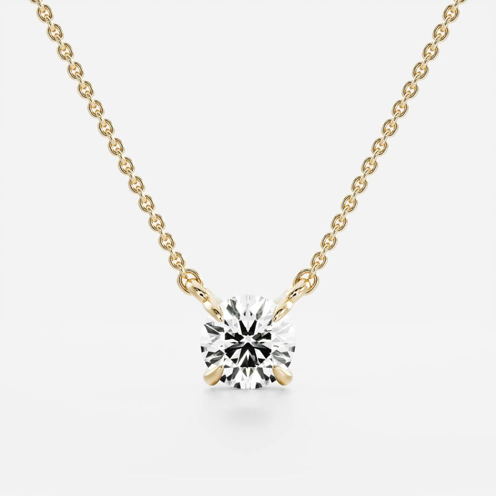 The Iris Necklace - Round Pendant