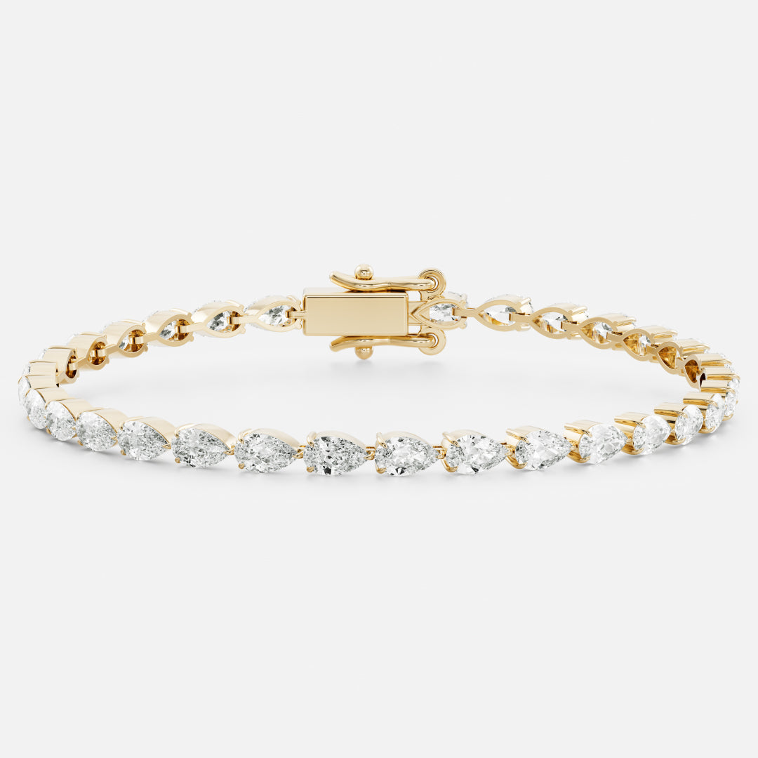 The Signature Pear Tennis Bracelet