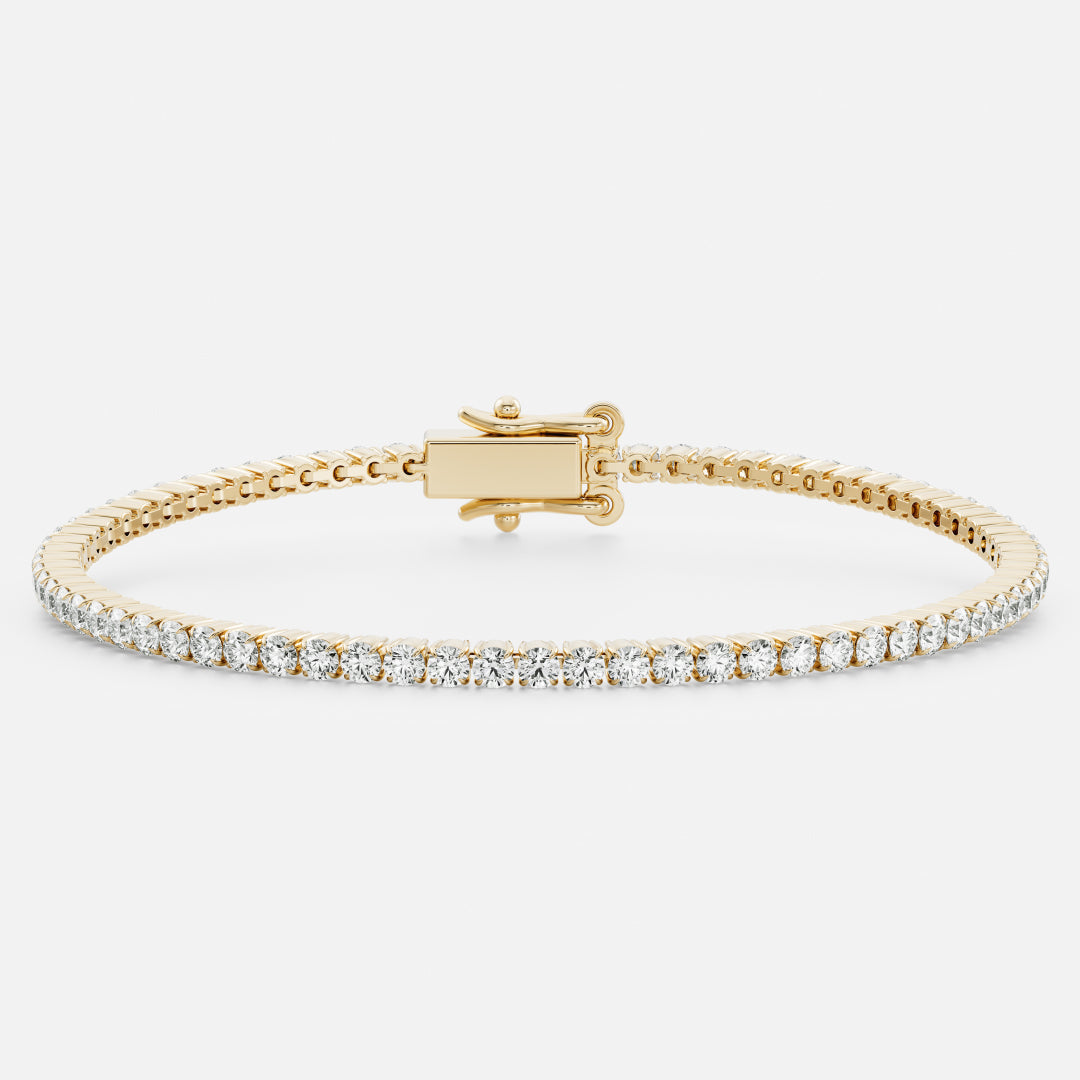 The Signature Round Prong Set Tennis Bracelet