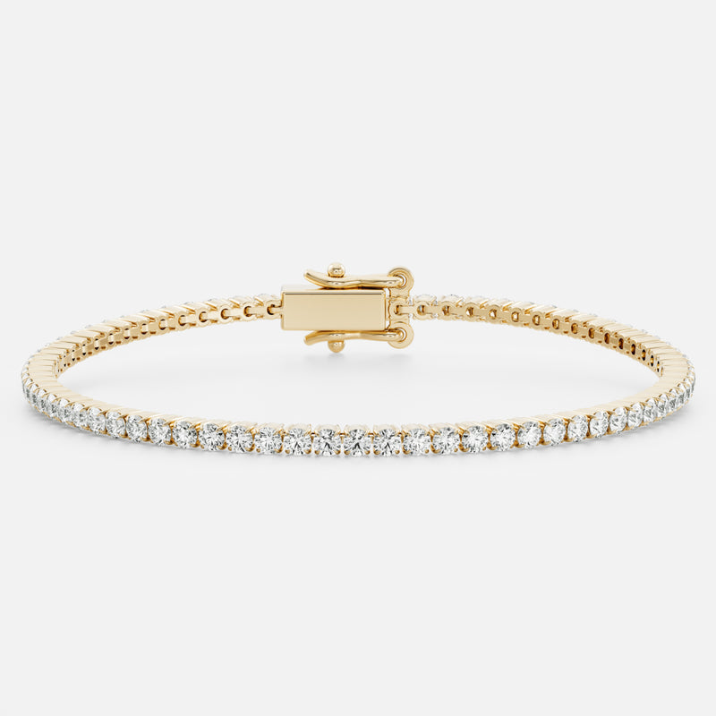 The Signature Round Prong Set Tennis Bracelet