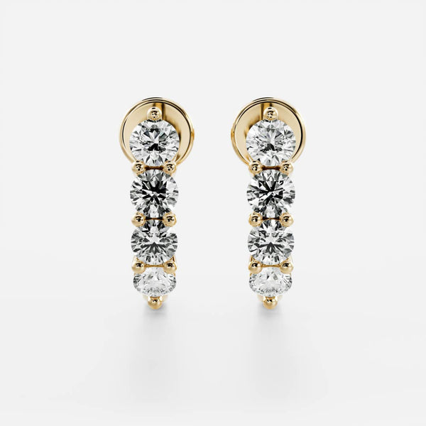 The Elle Earrings - Signature Cascading Hoop