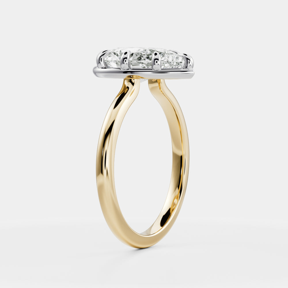 
                      
                        The Sophia Ring - Pear Georgian Solitaire
                      
                    