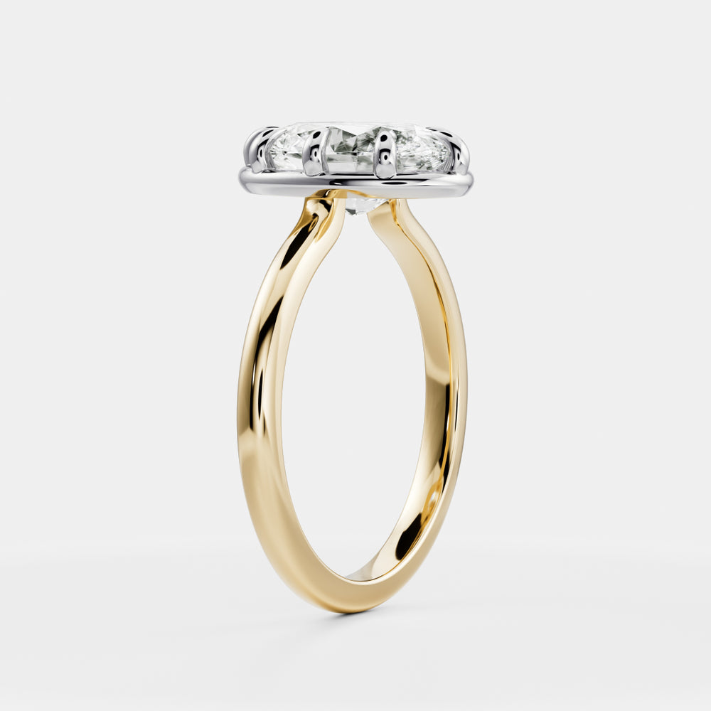 
                      
                        The Luise Ring® - Oval Georgian Solitaire
                      
                    