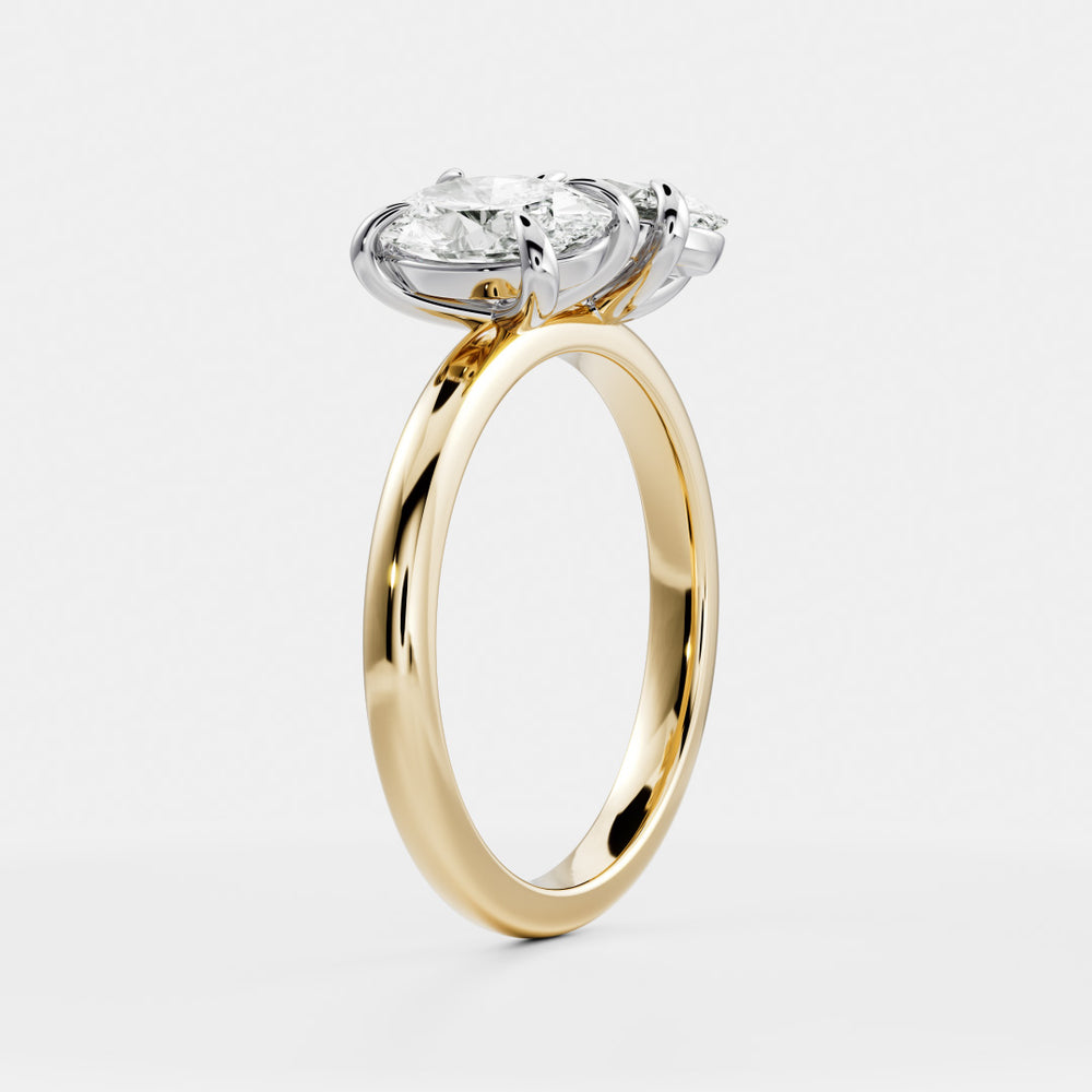 
                      
                        The Luise Ring - Oval Toi et Moi
                      
                    