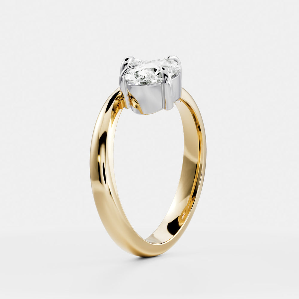 
                      
                        The Isabeau Ring - Twisted Pear Toi et Moi
                      
                    