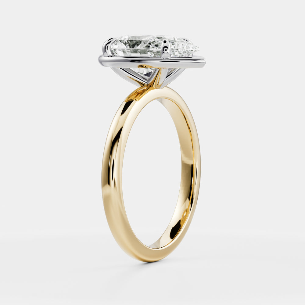 
                      
                        The Sophia Ring - Pear Georgian Solitaire
                      
                    