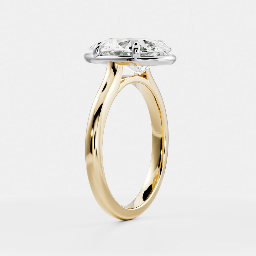 
                      
                        The Sophia Ring - Pear Cathedral Georgian Solitaire
                      
                    