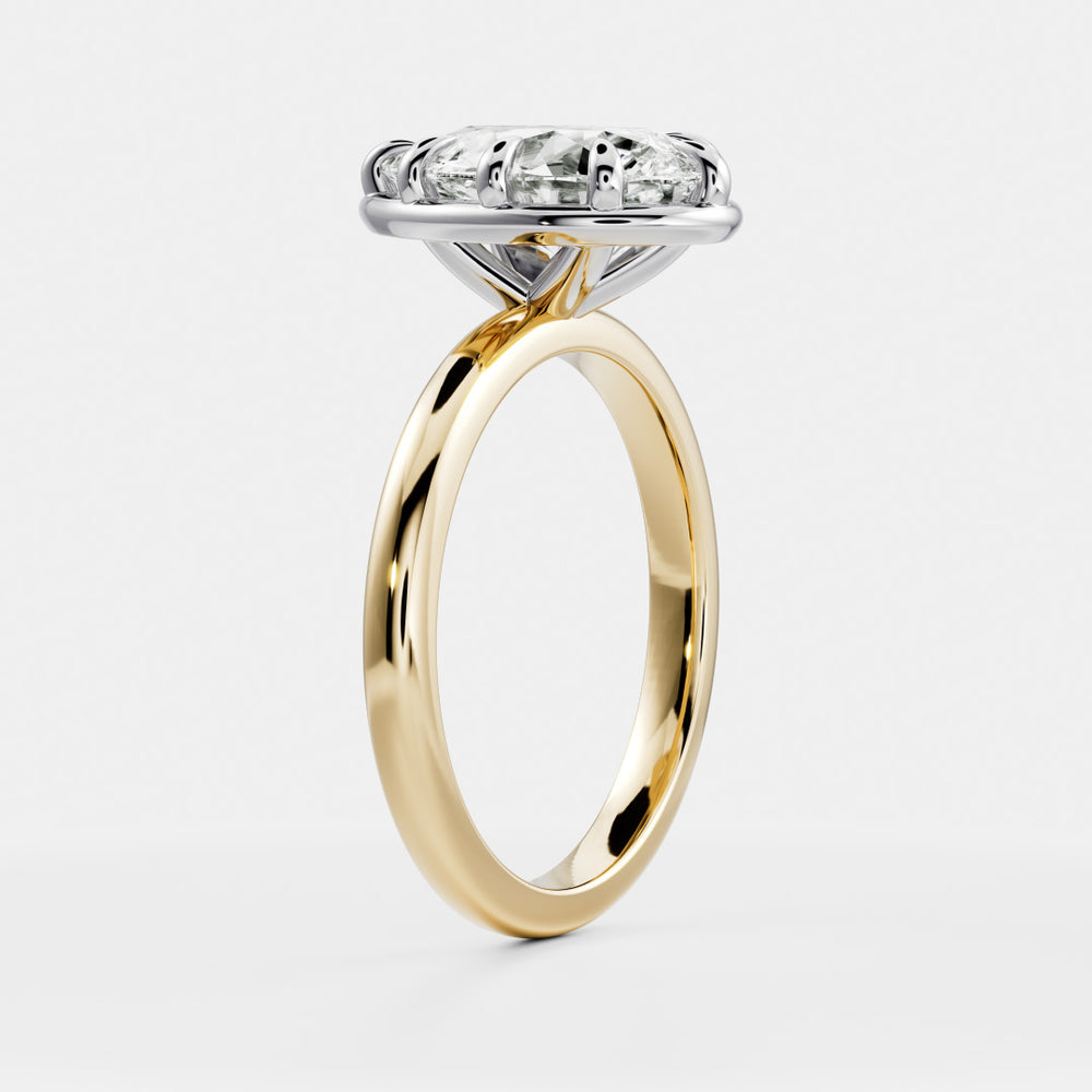 
                      
                        The Sophia Ring - Pear Georgian Solitaire
                      
                    