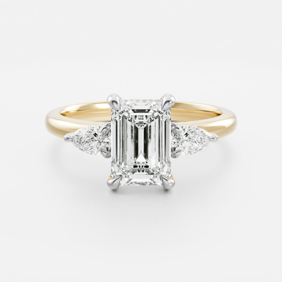 The Emilia Ring - Emerald and Pear Basket Trilogy