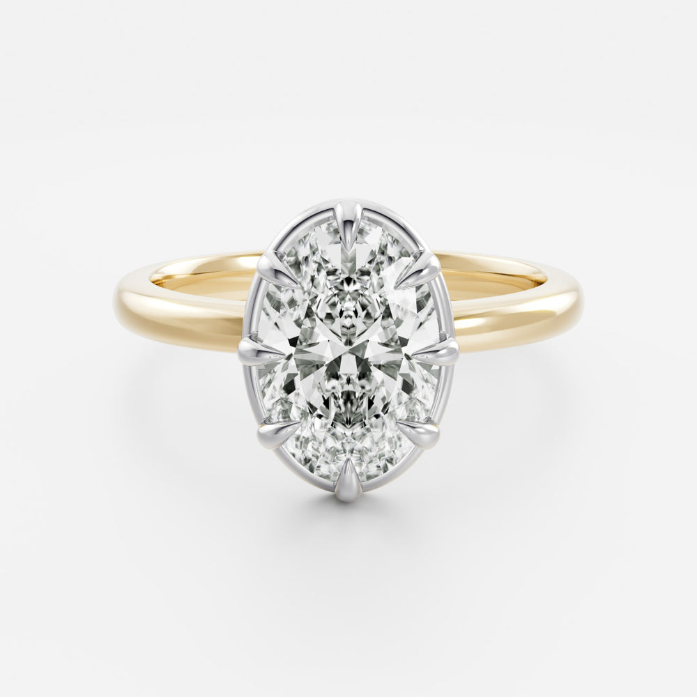
                      
                        The Luise Ring - Oval Georgian Solitaire
                      
                    
