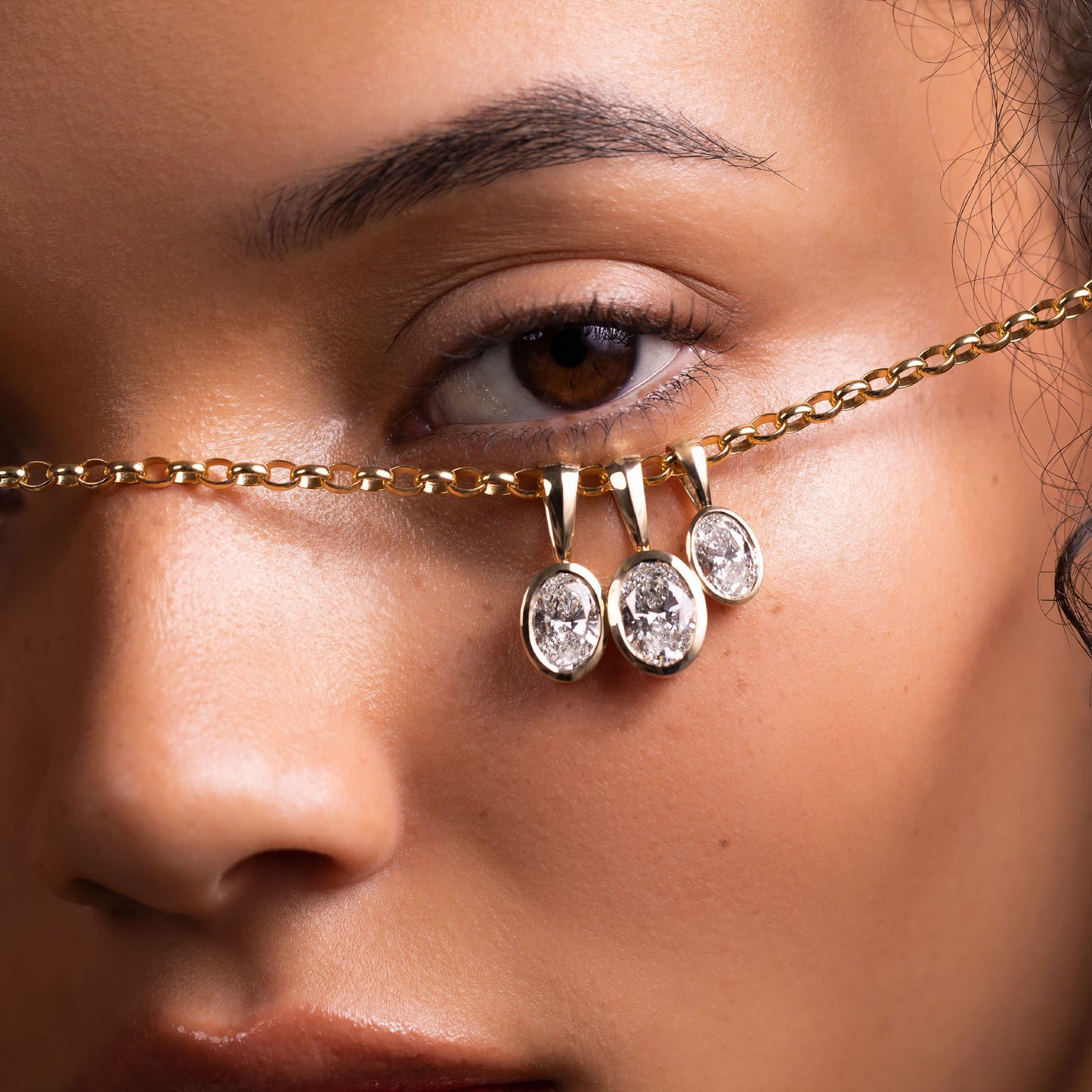 The Henley Oval Bezel Pendant