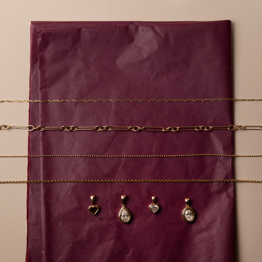 The Henley Heart Bezel Pendant