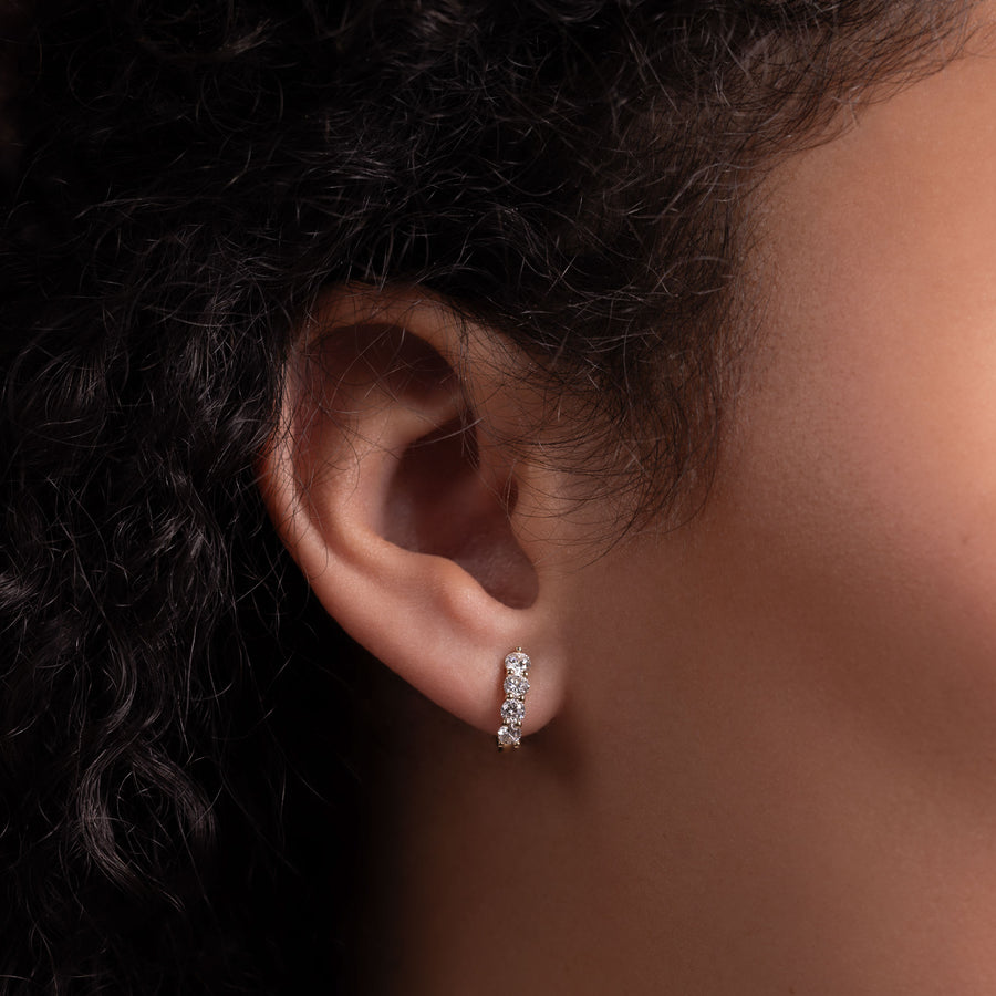 The Elle Earrings - Signature Cascading Hoop