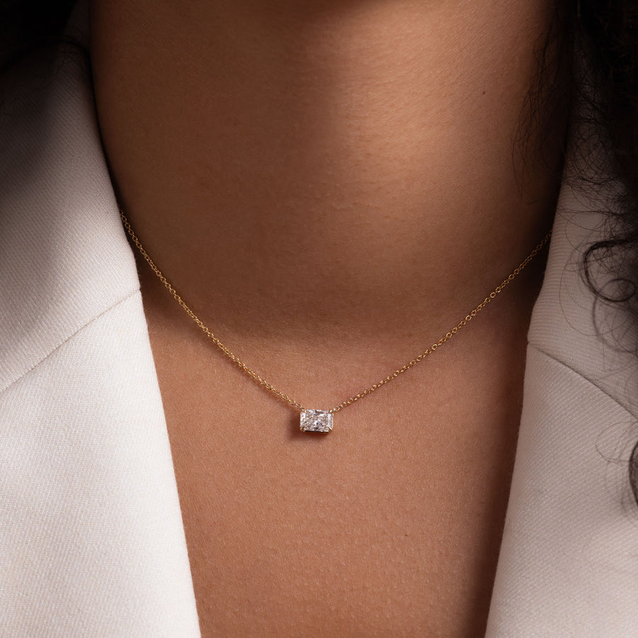 The Mara Necklace - Radiant Georgian Pendant