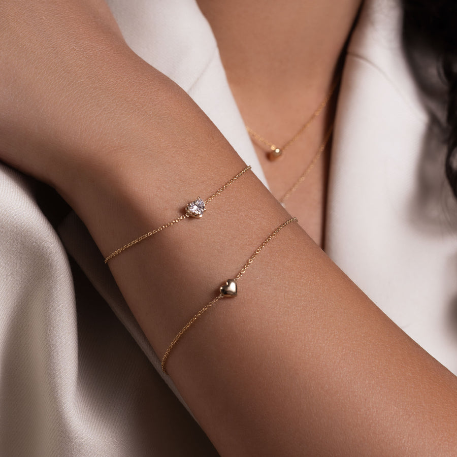 The Mara Heart Georgian Bracelet