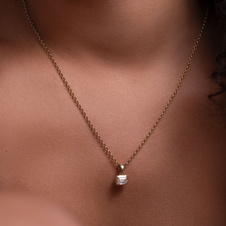 The Allegra Emerald Pendant