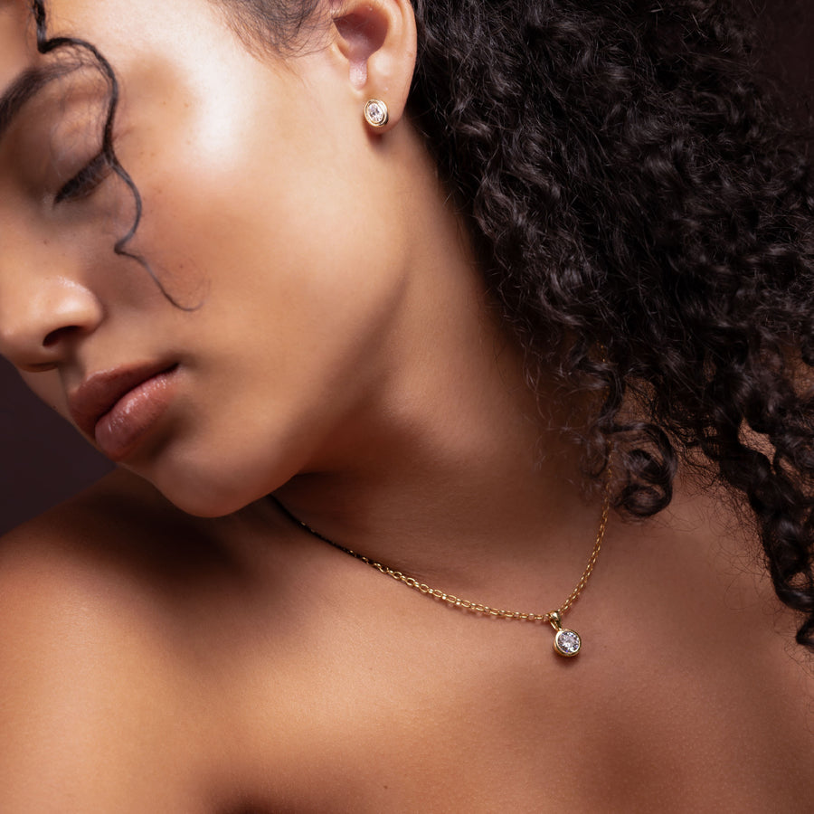 The Henley Round Bezel Pendant