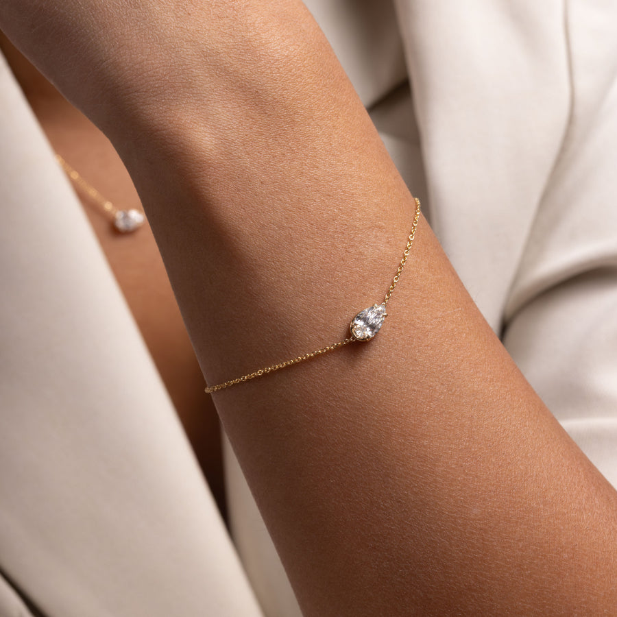 The Mara Pear Georgian Bracelet