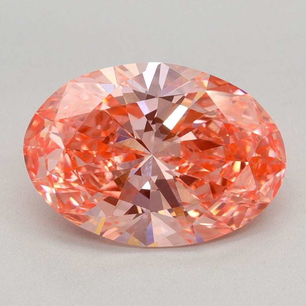 Oval 2.6ct Fancy Vivid Pink