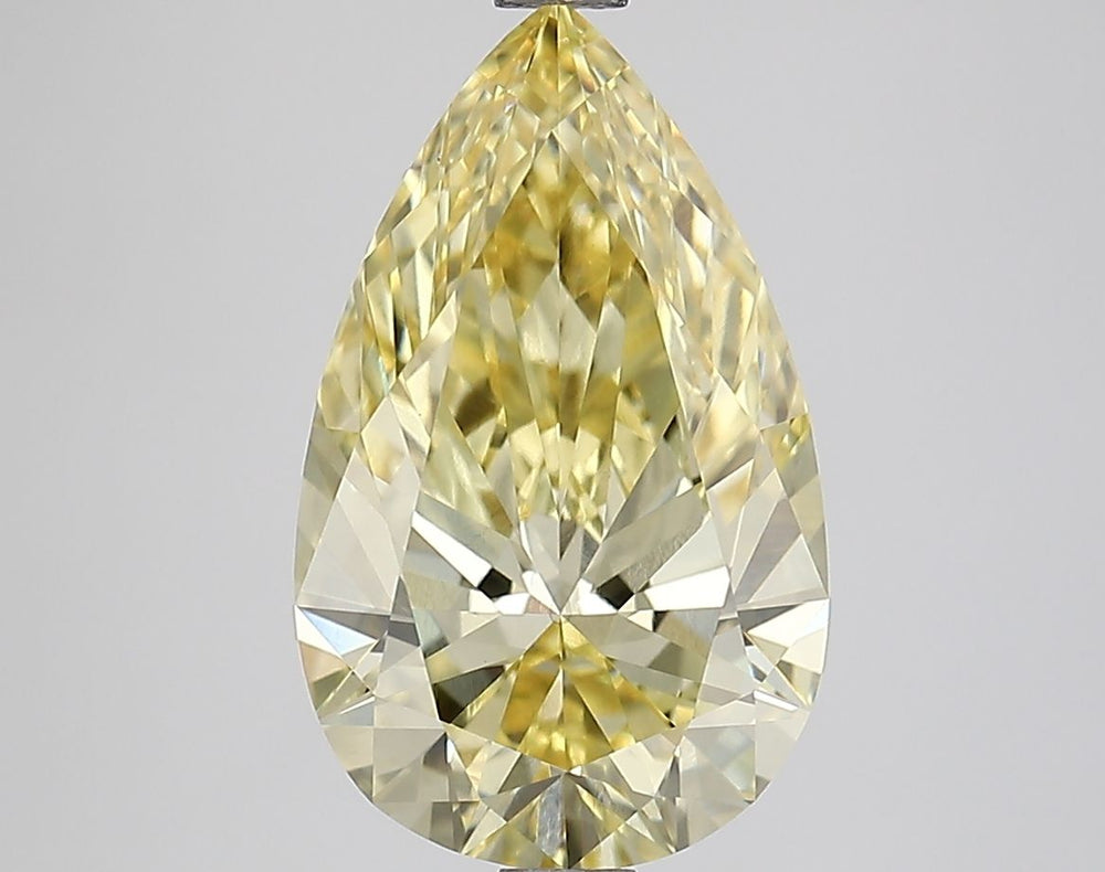 Pear 3.09ct Fancy Intense Yellow