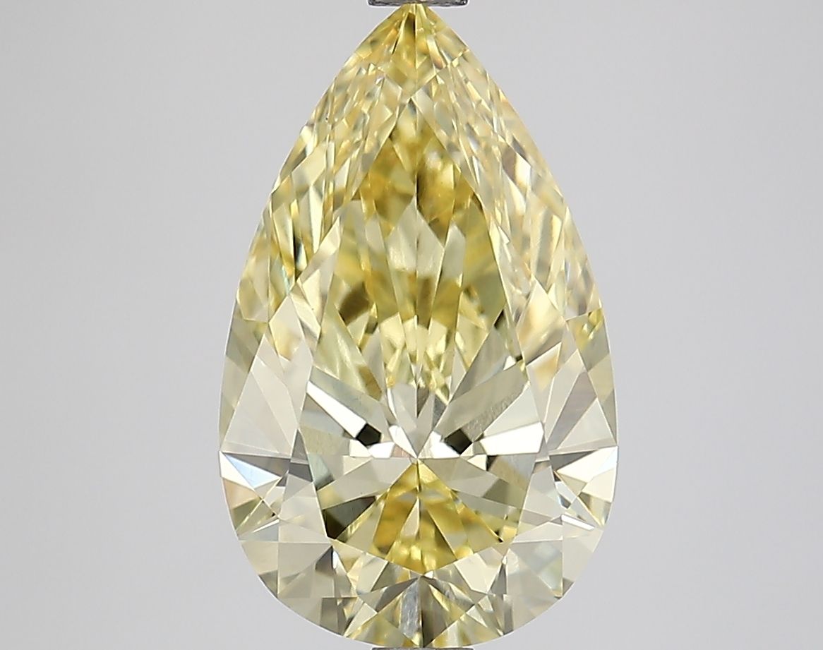 Pear 3.09ct Fancy Intense Yellow