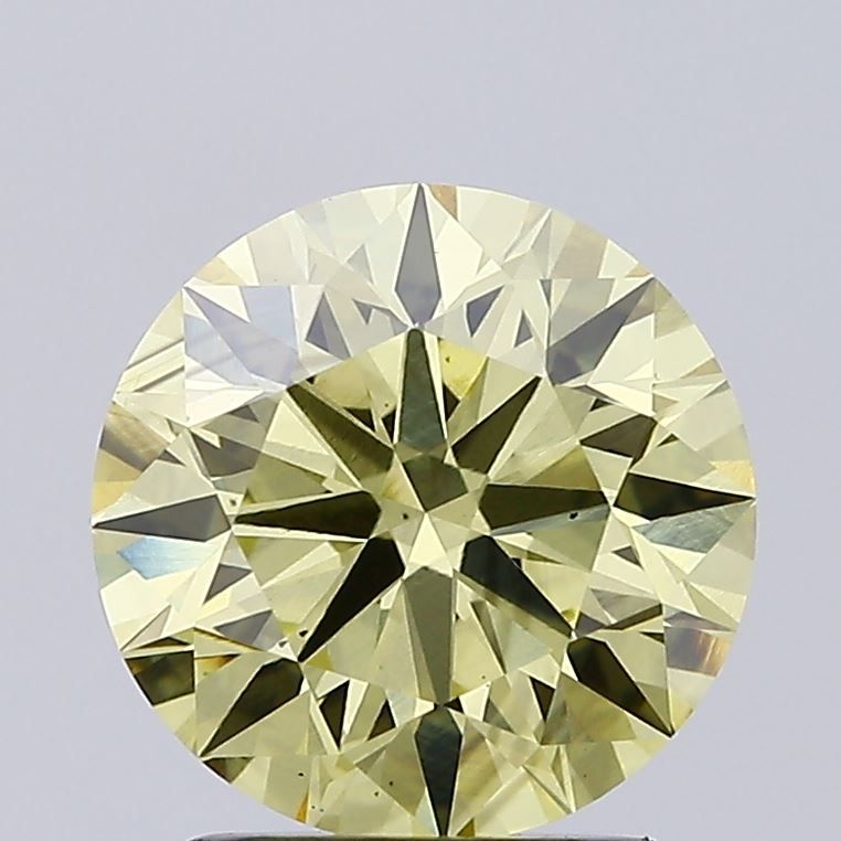 Round 2ct Fancy Intense Yellow