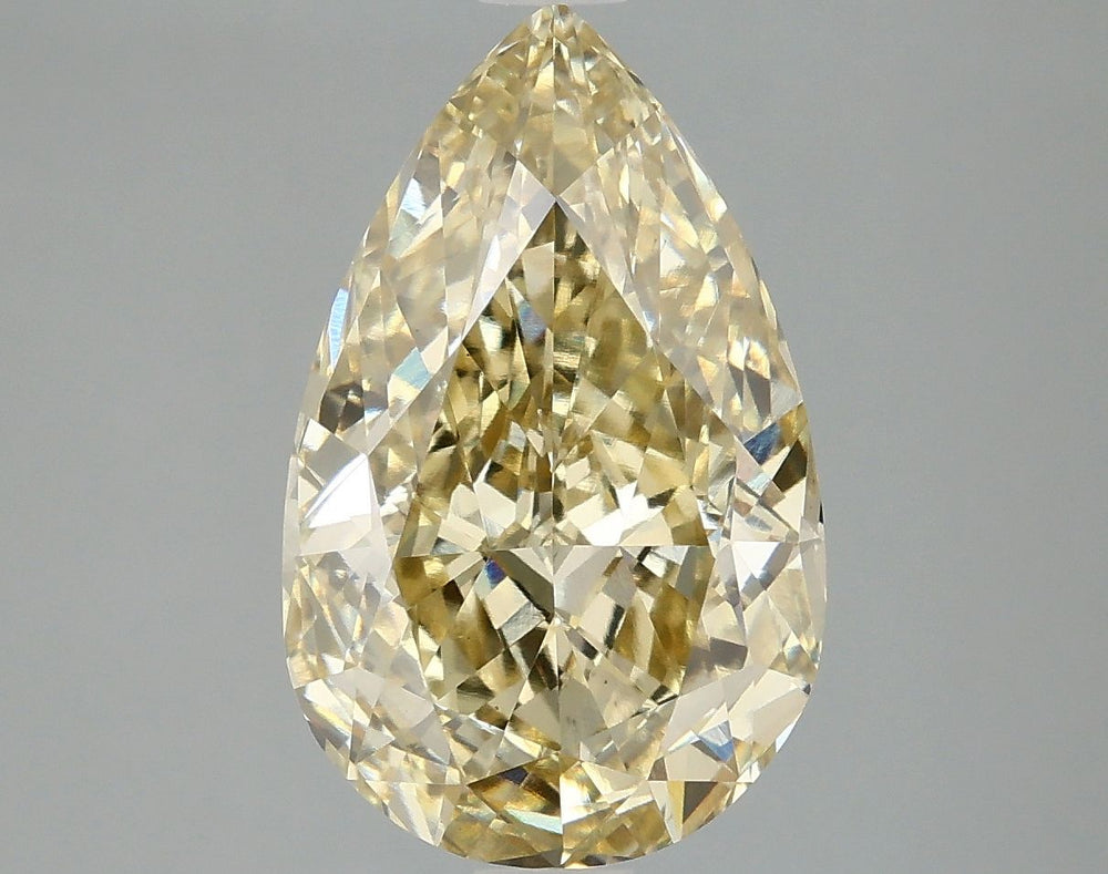 Pear 5.01ct Fancy Yellow
