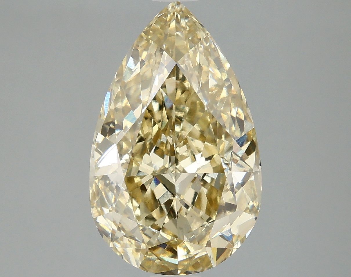 Pear 5.01ct Fancy Yellow