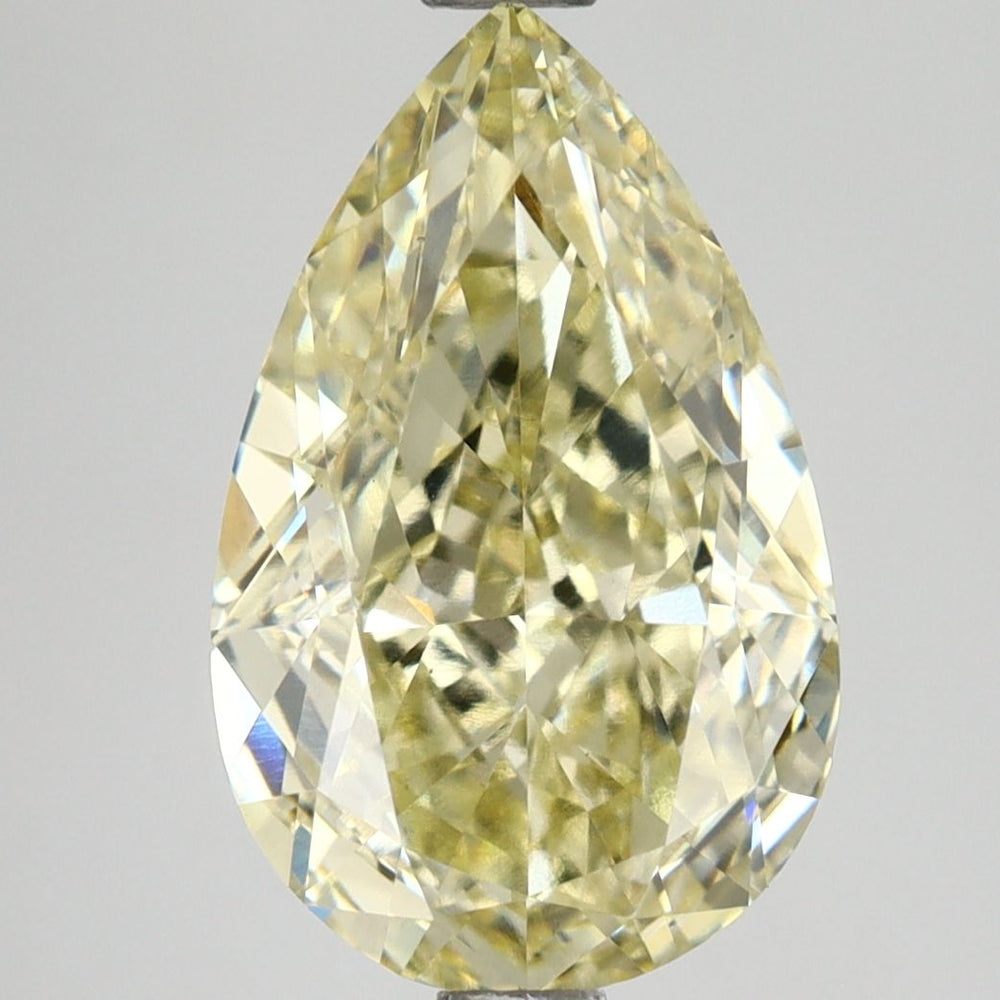 Pear 3.09ct Fancy Intense Yellow