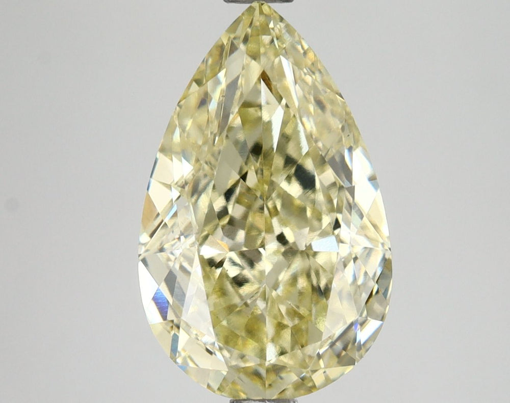 Pear 3.09ct Fancy Intense Yellow