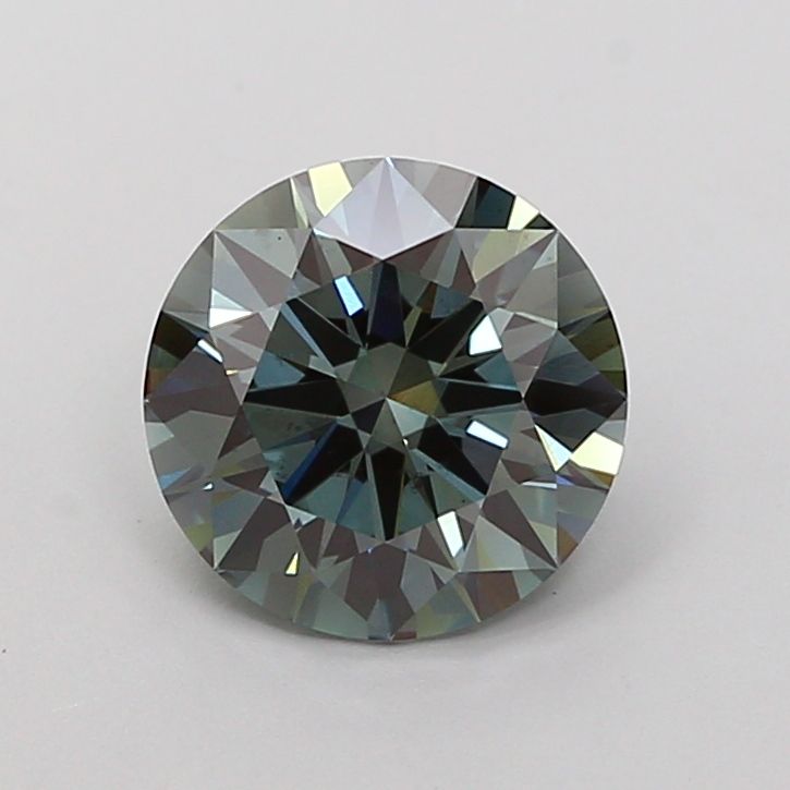 Round 2.01ct Fancy Deep Green