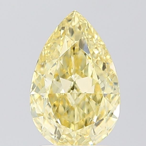 Pear 2.02ct Fancy Intense Yellow
