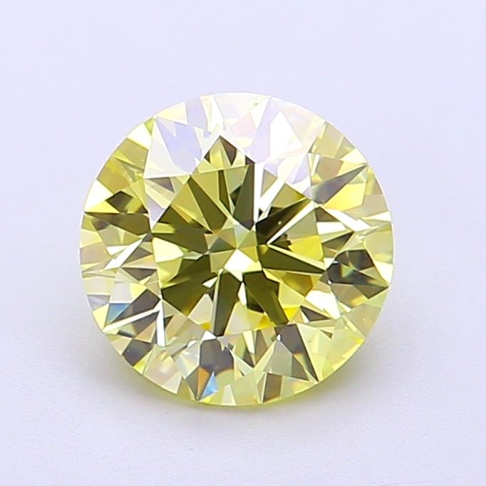 Round 1.63ct Fancy Yellow